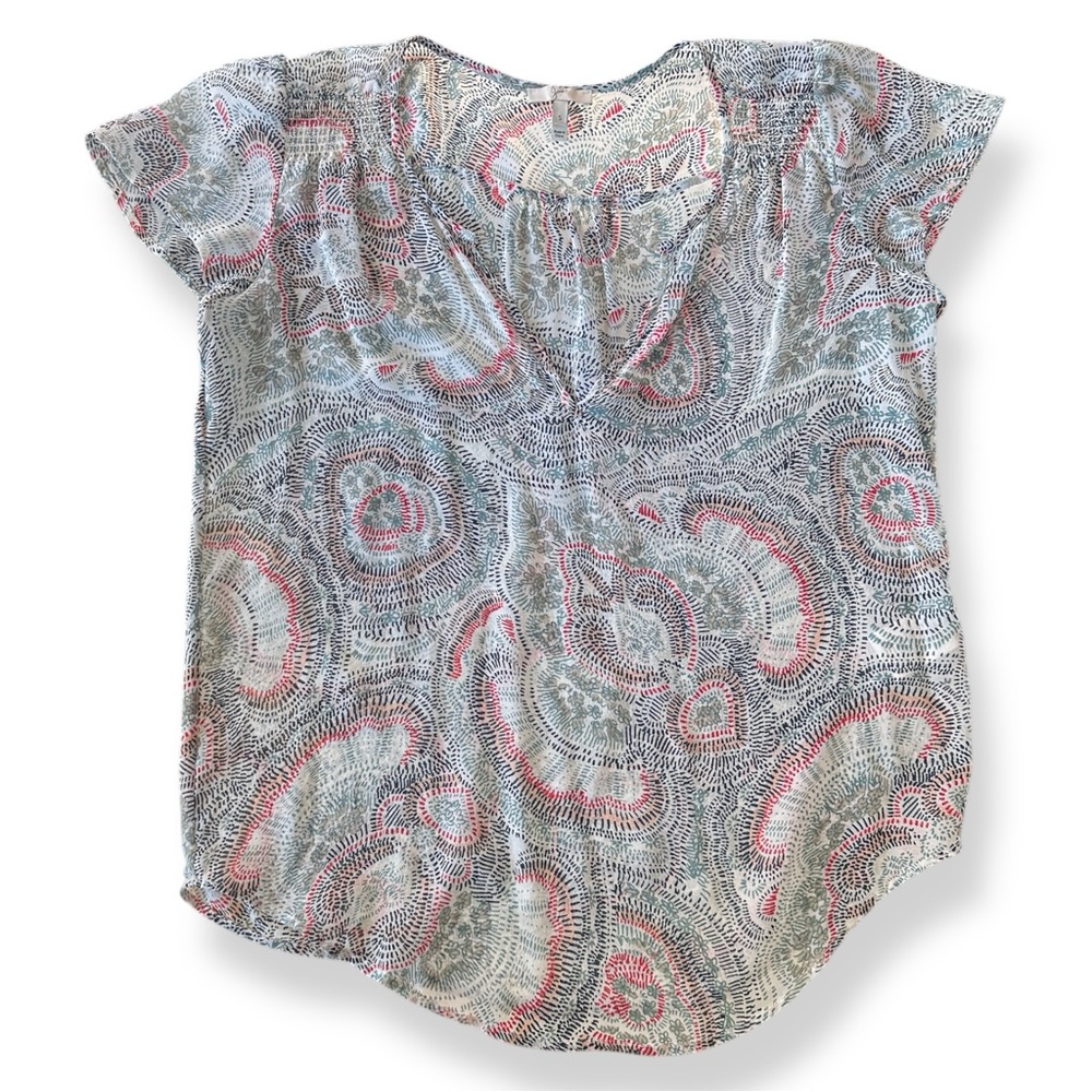 Joie Multicolor Patterned Blouse - image 3